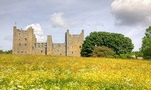 Bolton Castle is a 14th-century castle located in Wensleydale, North Yorkshire, in England. The nearby village Castle Bolton takes its name from the castle.